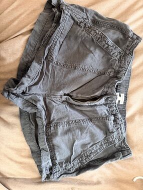 Aerie canvas short dark blue/gray size L